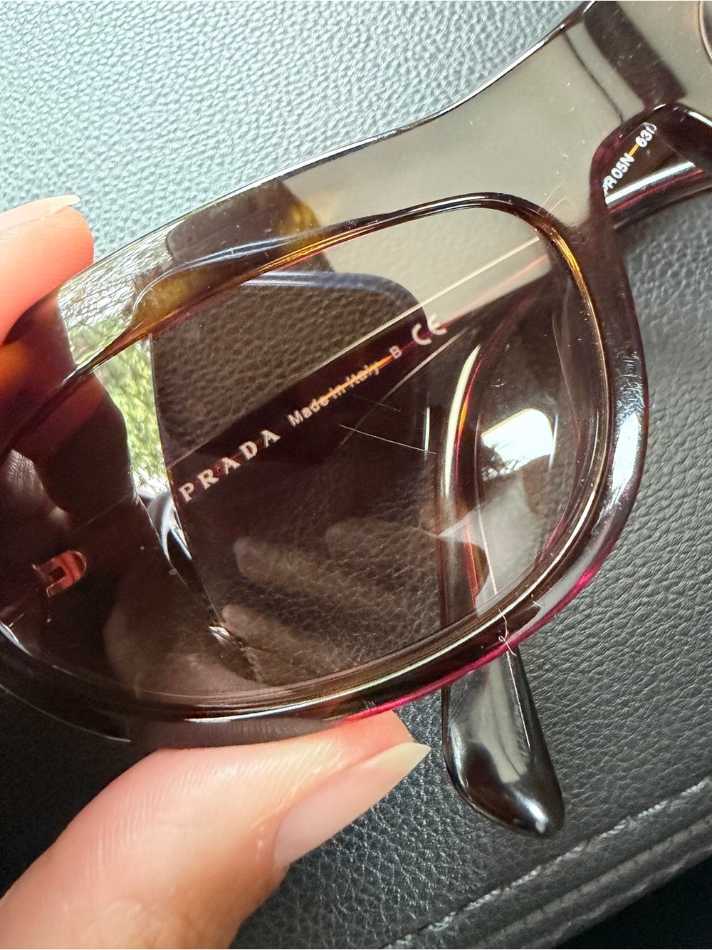 Prada Tortoiseshell Sunglasses with Brown Gradient Lenses - Picture 5 of 8